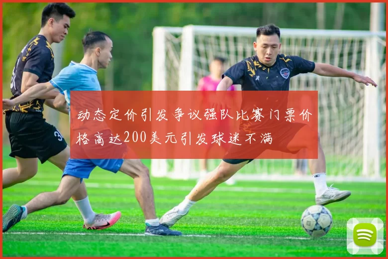 动态定价引发争议强队比赛门票价格高达200美元引发球迷不满